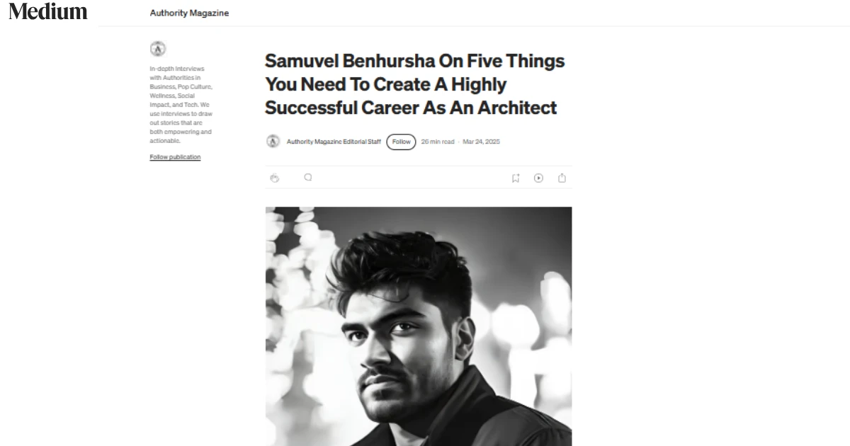 To Create A Highly Successful Career As An Architect