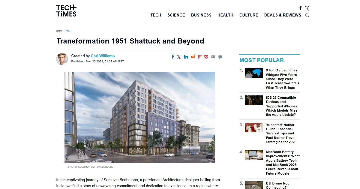 Transformation 1951 Shattuck and Beyond