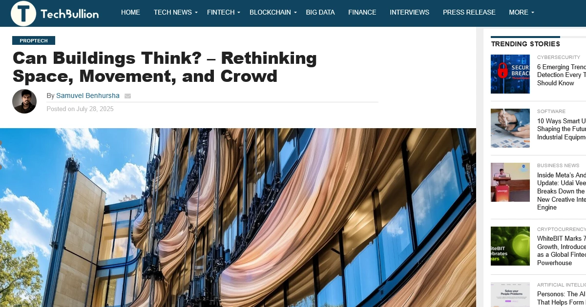 Can Buildings Think: Rethinking Space Movement and Crowd