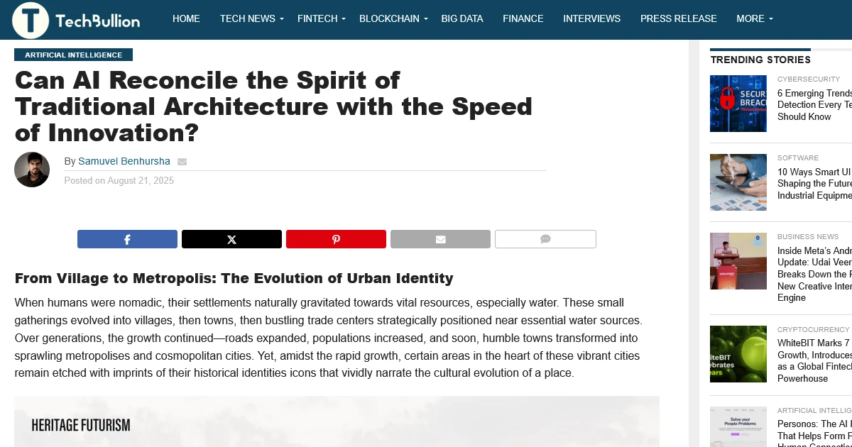 Can AI Reconcile the Spirit of Traditional Architecture